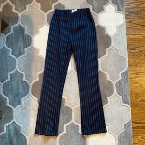 Urban Outfitters dark blue and white striped pants